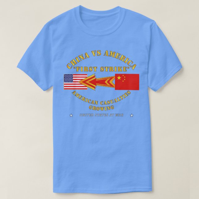 Camiseta China Vs América Primeira Greve (Frente do Design)