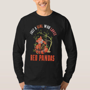 Camiseta China Wildlife Animal Bamboo Apenas Uma Menina Que