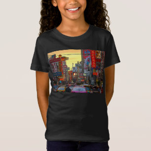 Camiseta Chinatown em Bangkok Tailândia - Foto alterada