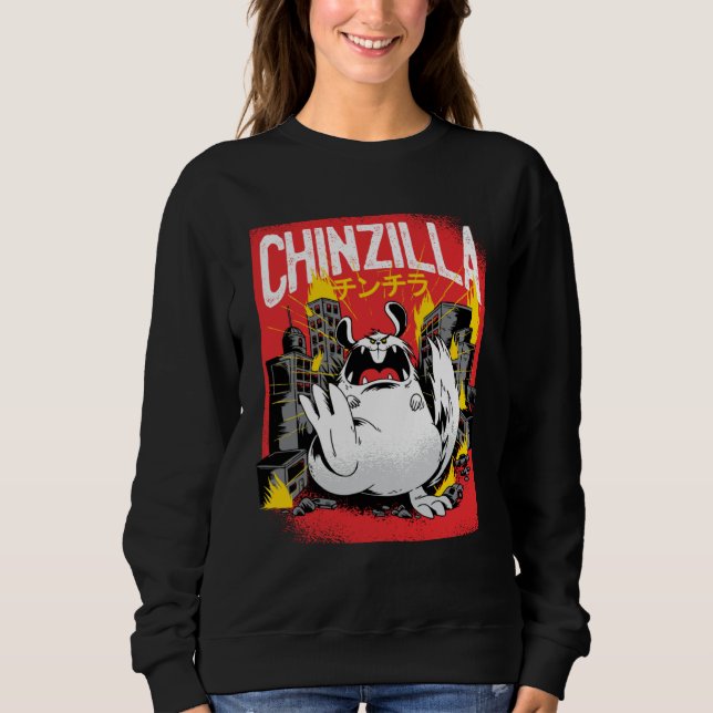 Camiseta Chinazilla  Catzilla Cat Graphic  Cats (Frente)