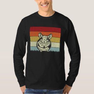 Camiseta Chinchila Meninas Meninos Vintage Chinchila Retro