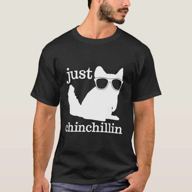 Camiseta Chinchilla Apenas Chinchillin Pet Gift (Frente)