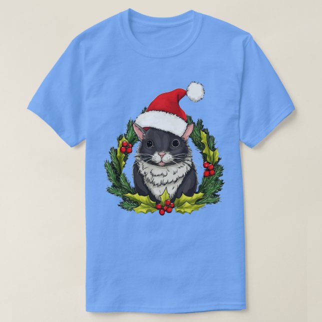 Camiseta Chinchilla Christmas (Frente do Design)