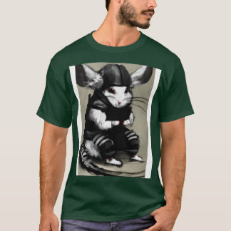 Camiseta Chinchilla com roupa ninja 2