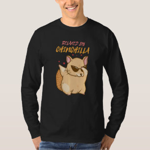 Camiseta Chinchilla Dança Relaxada Rodent Pet Chinchilla O
