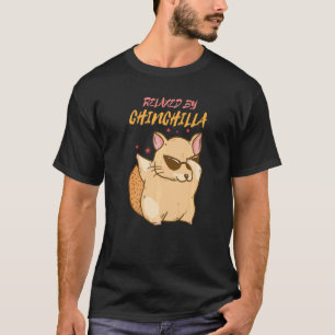 Camiseta Chinchilla Dança Relaxada Rodent Pet Chinchilla O