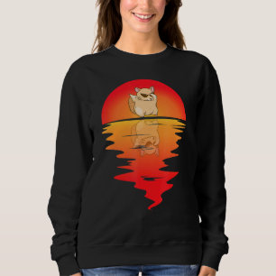 Camiseta Chinchilla Dancing Vintage Sunset Chinchilla Owne