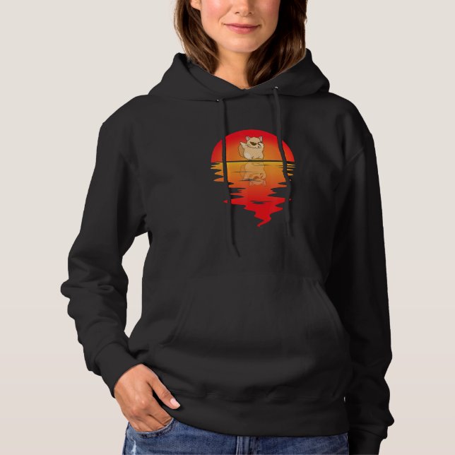 Camiseta Chinchilla Dancing Vintage Sunset Chinchilla Propr (Frente)