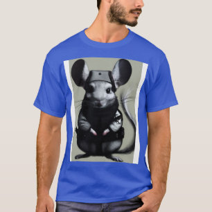 Camiseta Chinchilla em um traje ninja 1
