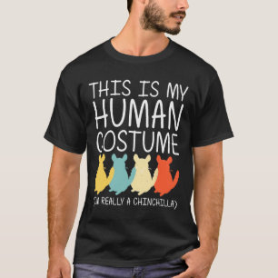 Camiseta Chinchilla Halloween Humano Rodent Easy Die