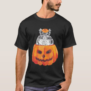 Camiseta Chinchilla Happy Halloween Pumpkin Amante de os an