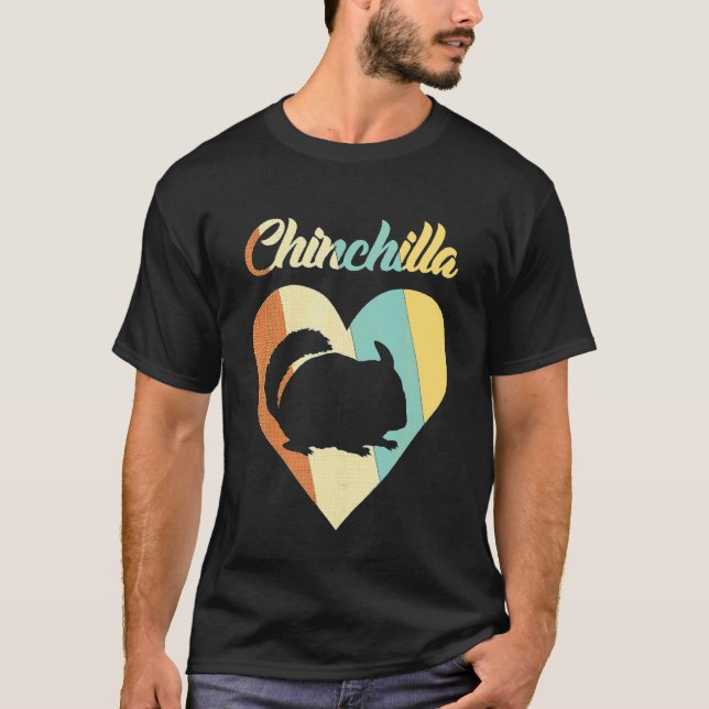 Camiseta Chinchilla No Coração (Frente)