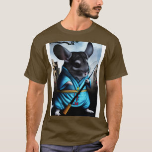 Camiseta Chinchilla num figurino ninja 4