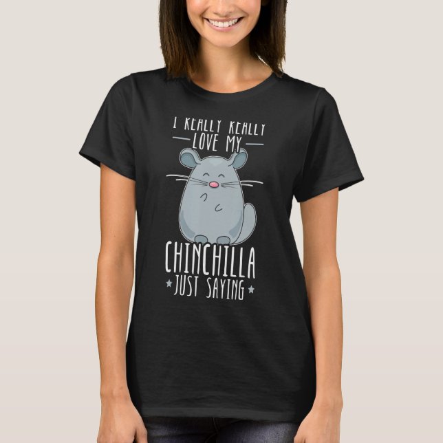 Camiseta Chinchilla Pet Animal 5 (Frente)