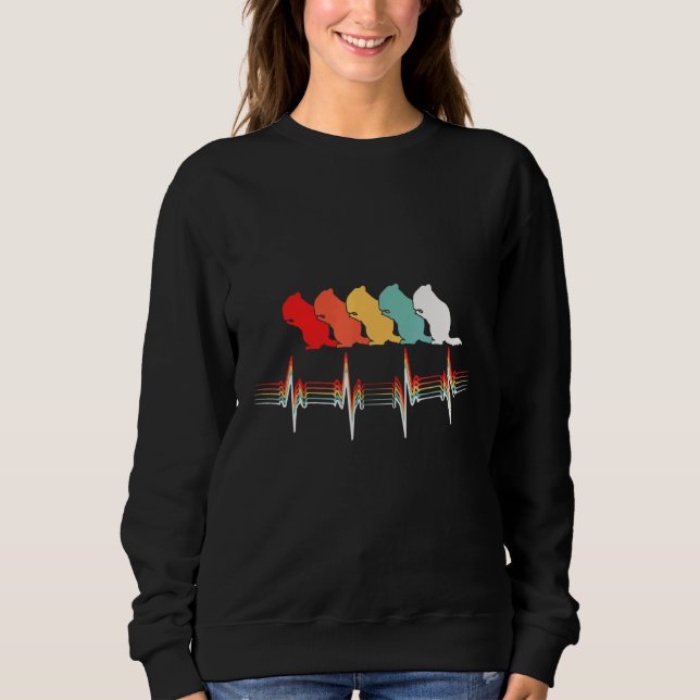 Camiseta Chinchilla Retro Sunset (Frente)