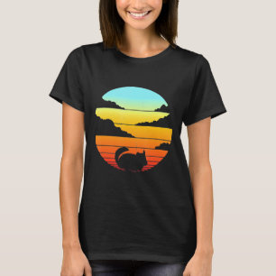 Camiseta Chinchilla Retro Vintage 60 anos 70 Homens Mulhere
