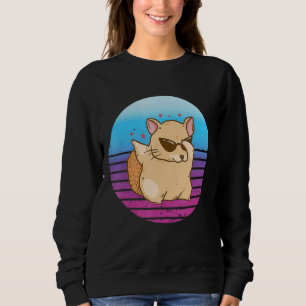 Camiseta Chinchilla Sunglass Retro Vintage Chinchilla Pet