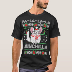 Camiseta Chinchilla Ugly Christmas Sweater