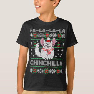 Camiseta Chinchilla Ugly Christmas Sweater