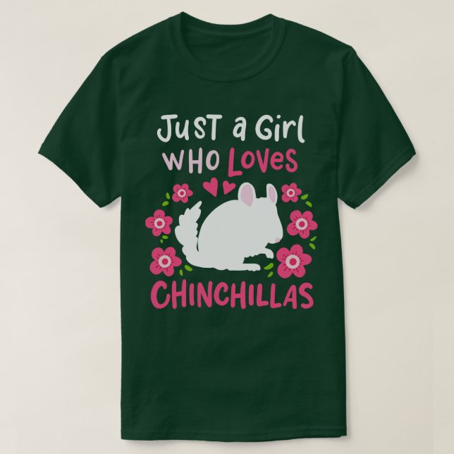 Camiseta Chinchillas Chinchilla Lover 1 (Frente do Design)