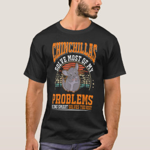Camiseta Chinchillas resolvem a maioria dos meus problemas