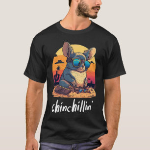 Camiseta Chinchillin' Retro Groovy Chinchilla 1