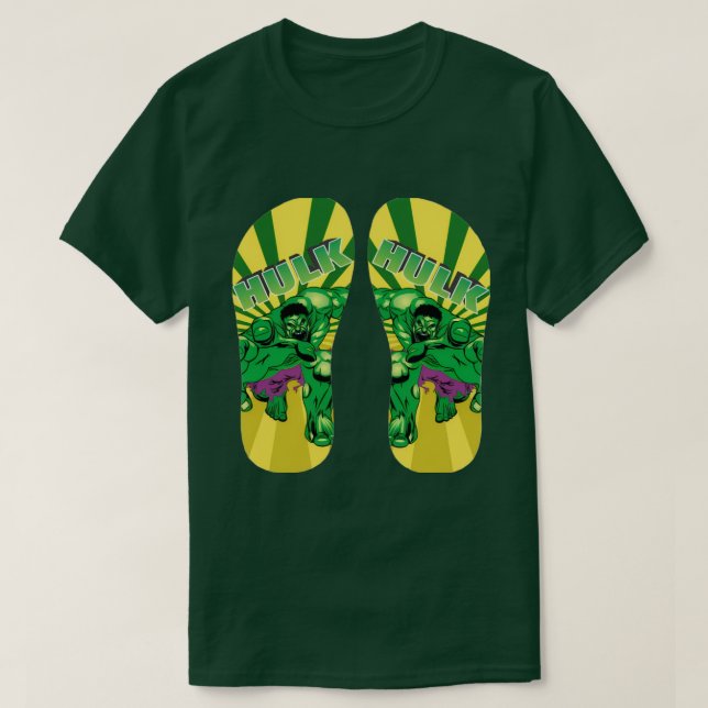 Camiseta chinelos de praia (Frente do Design)