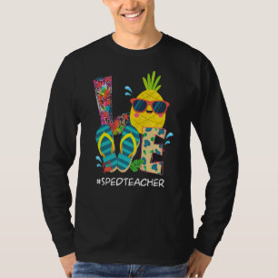 Camiseta Chinelos de praia Pineapple Summer Vacance Love Sp