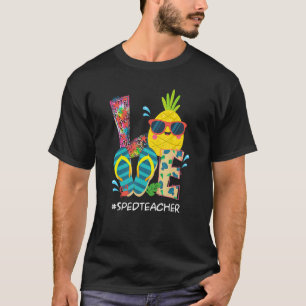 Camiseta Chinelos de praia Pineapple Summer Vacance Love Sp