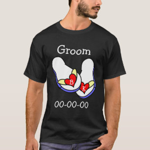 Camiseta Chinelos de Tema de Praia Design