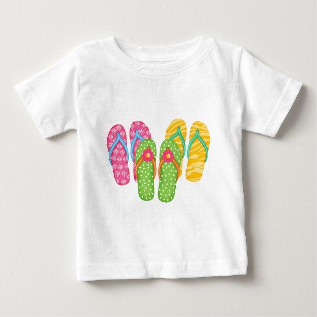 Camiseta Chinelos de Verão (Frente)