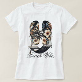 Camiseta Chinelos e Hammocks Beach Vibes