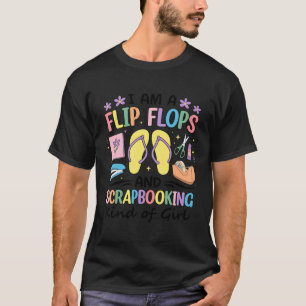 Camiseta Chinelos Engraçados Amante Hobby Scrapbooking