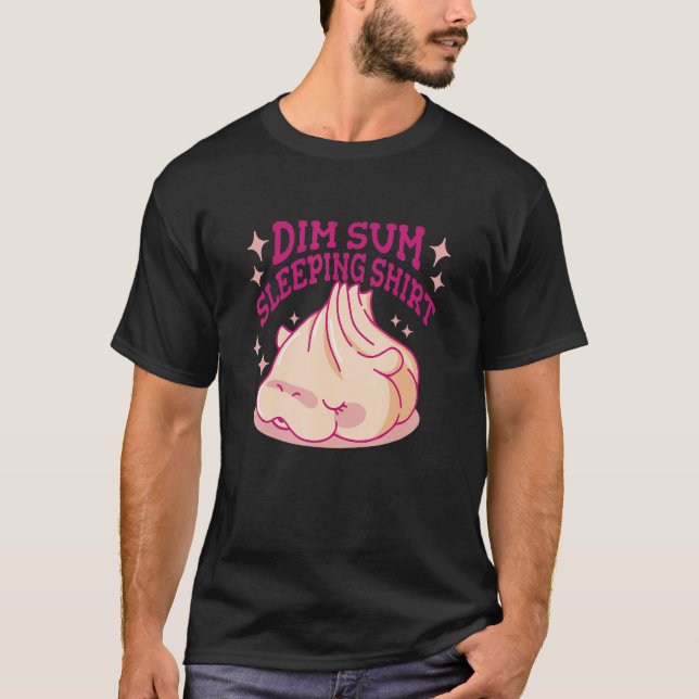 Camiseta Chinês Asiático Comida Restaurante Escória Sono (Frente)