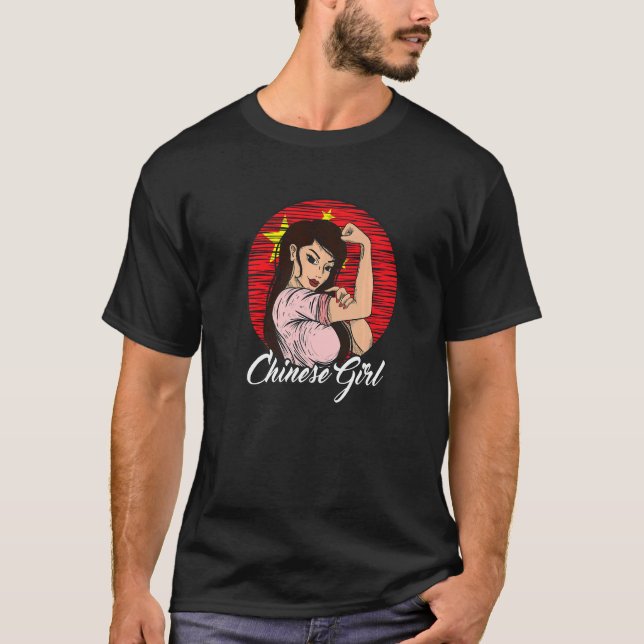 Camiseta Chinês - Bandeira China (Frente)