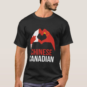 Camiseta Chinês Canadá, China, Bandeira