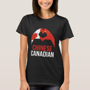 Camiseta Chinês Canadá, China, Bandeira