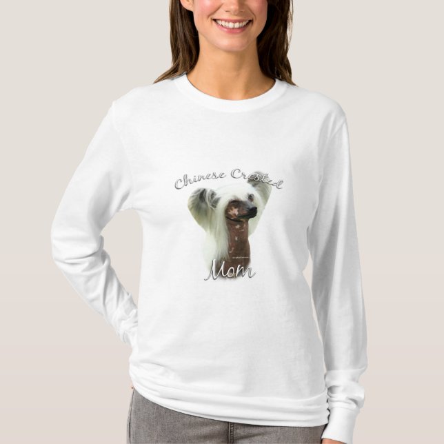 Camiseta Chinês Crested Mãe 2 (Frente)