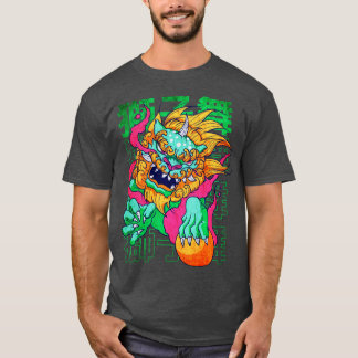 Camiseta Chinês Foo Fu Co Guardian Lion Shishi