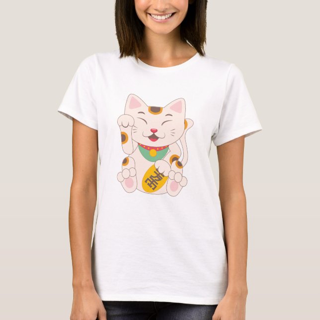 Camiseta Chinês Gato Sortudo (Frente)