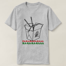 Camiseta Chinês Retira Natal Fa Ra Ra Ra Ra Ra