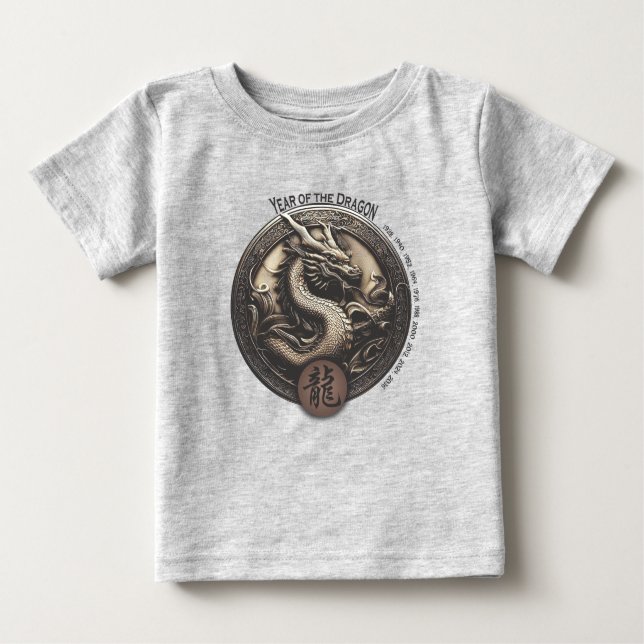 Camiseta Chinês Zodiac "Dragon" (Frente)
