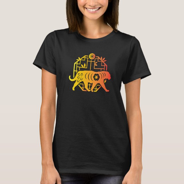Camiseta Chinês - Zodiac Tiger (Frente)