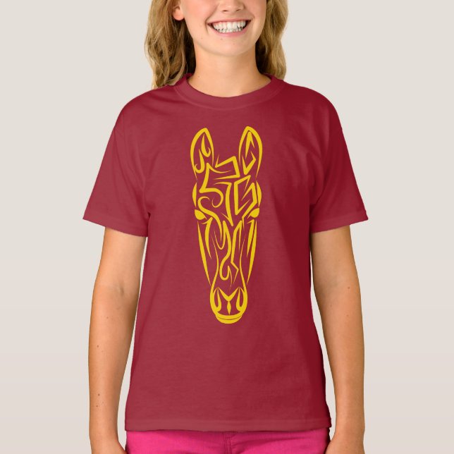 Camiseta Chinese Lunar New Year of the Horse 2026 4724 Fire (Frente)