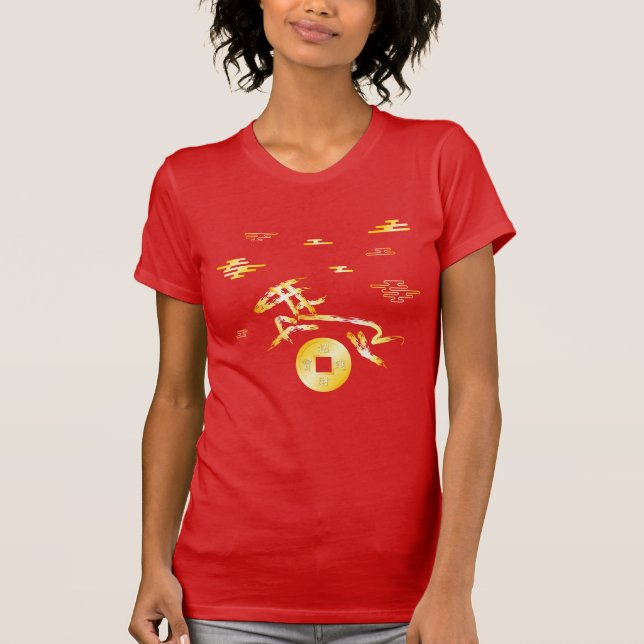 Camiseta Chinese Lunar New Year of the Horse 2026 4724 Fire (Frente)