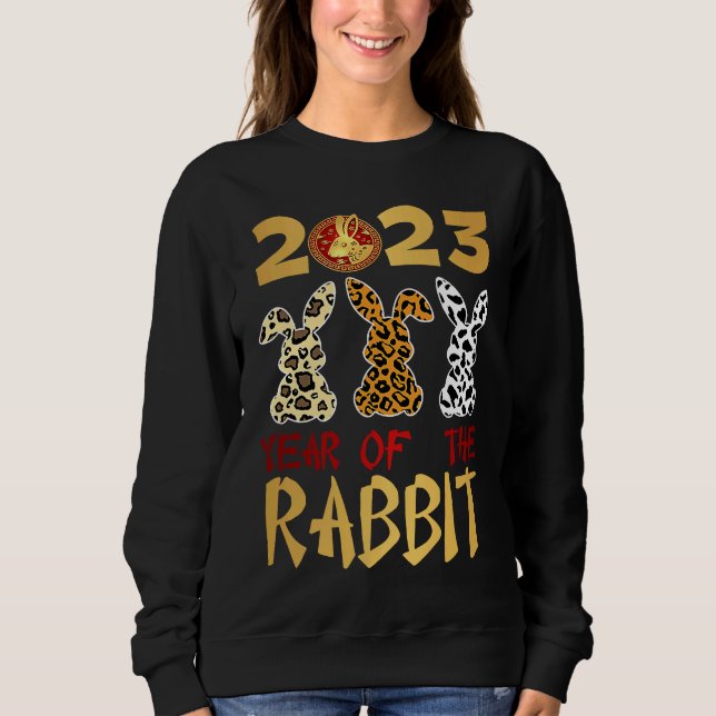 Camiseta Chinese New Year 2023 Year Of The Rabbit Lunar New (Frente)