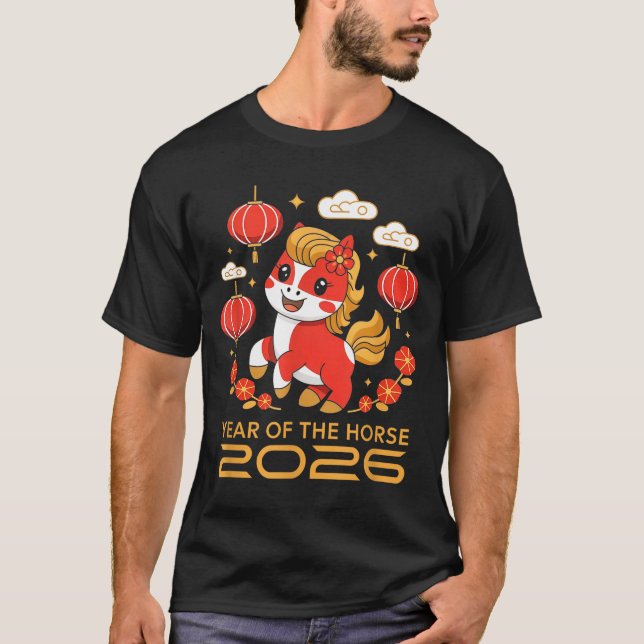 Camiseta Chinese New Year 2026 Year Of The Horse 2026 Women (Frente)