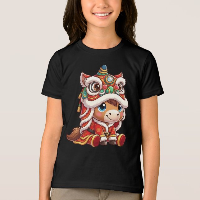 Camiseta Chinese New Year Horse 2026 Zodiac (Frente)