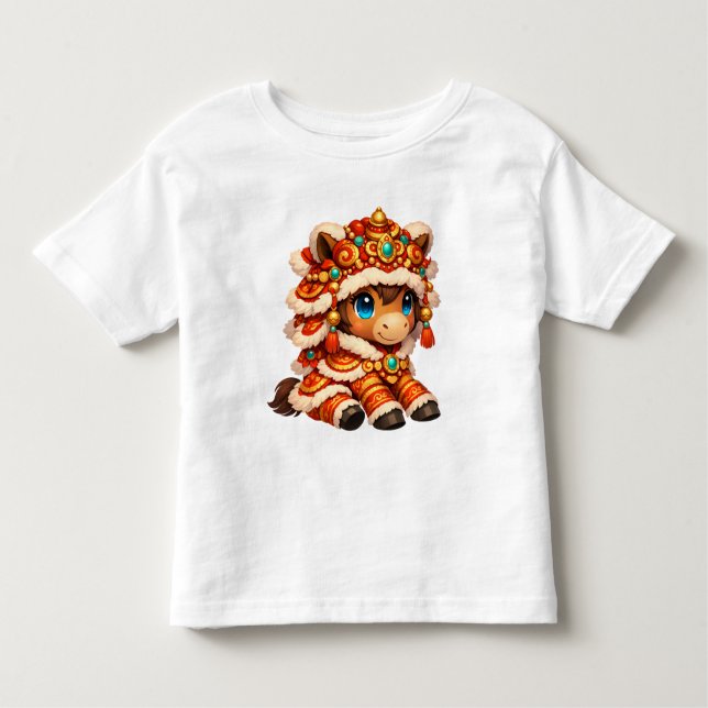 Camiseta Chinese New Year Horse 2026 Zodiac (Frente)