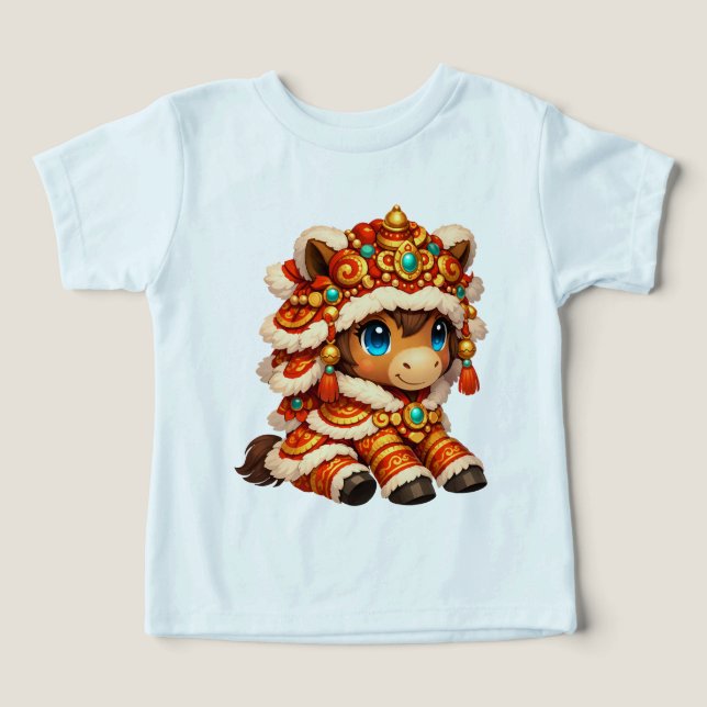 Camiseta Chinese New Year Horse 2026 Zodiac (Design frontal)